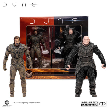 Dune: Part 2 Movie 7 Inch Scale Action Figure 2-Pack - Gurney Halleck & Rabban