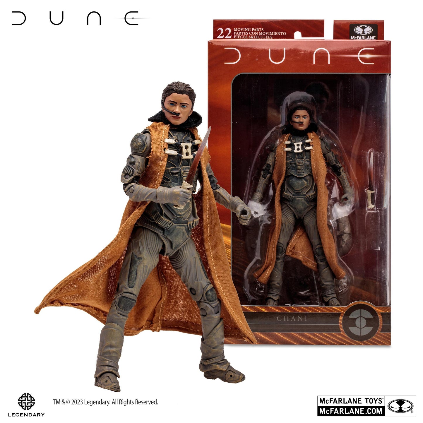 Dune: Part 2 Movie 7 Inch Scale Action Figure - Chani