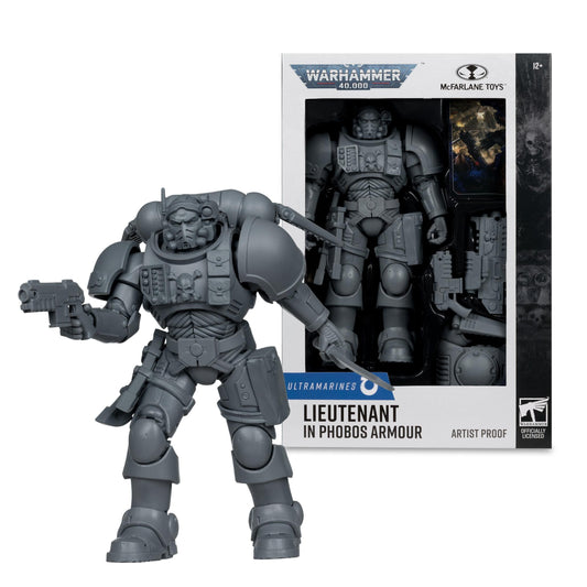 Warhammer 40,000 7 Inch Scale Action Figure Wave 11 - Ultramarines Lieutenant In Phobos Armour (AP)