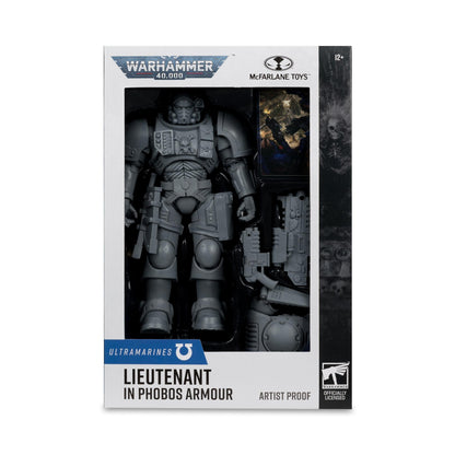 Warhammer 40,000 7 Inch Scale Action Figure Wave 11 - Ultramarines Lieutenant In Phobos Armour (AP)