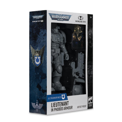 Warhammer 40,000 7 Inch Scale Action Figure Wave 11 - Ultramarines Lieutenant In Phobos Armour (AP)