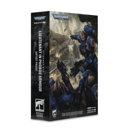 Warhammer 40,000 7 Inch Scale Action Figure Wave 11 - Ultramarines Lieutenant In Phobos Armour (AP)