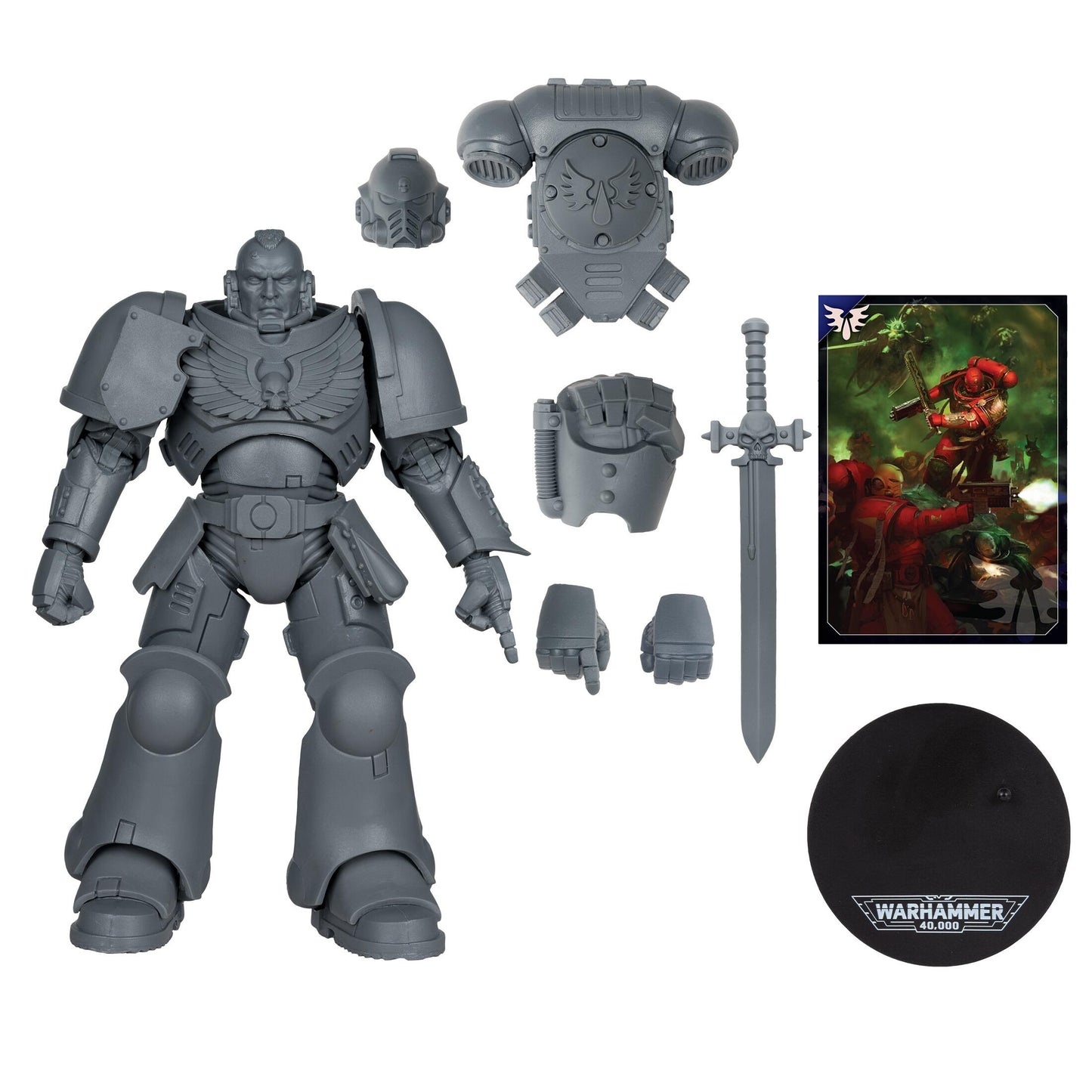 Warhammer 40,000 7 Inch Scale Action Figure Wave 11 - Blood Angels Assault Intercessor Sergeant (AP)