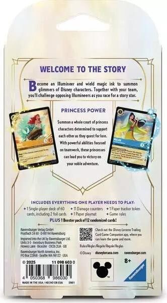 Disney Lorcana Fabled Trading Card Game - Starter Deck (Ariel & Mulan)