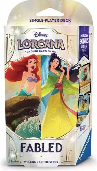 Disney Lorcana Fabled Trading Card Game - Starter Deck (Ariel & Mulan)