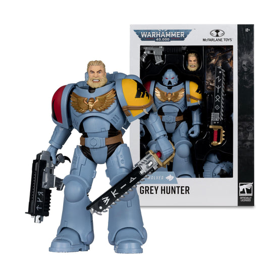 Warhammer 40000 7 Inch Action Figure Wave 12 - Space Wolves Grey Hunter