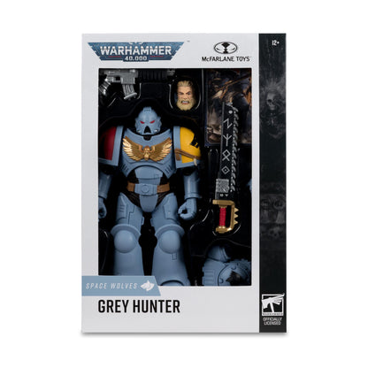 Warhammer 40000 7 Inch Action Figure Wave 12 - Space Wolves Grey Hunter