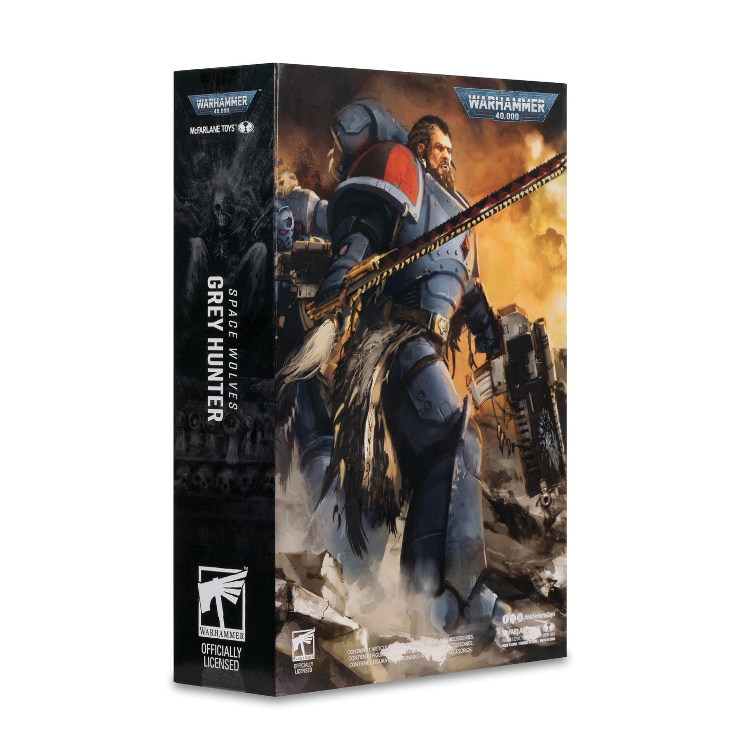 Warhammer 40000 7 Inch Action Figure Wave 12 - Space Wolves Grey Hunter