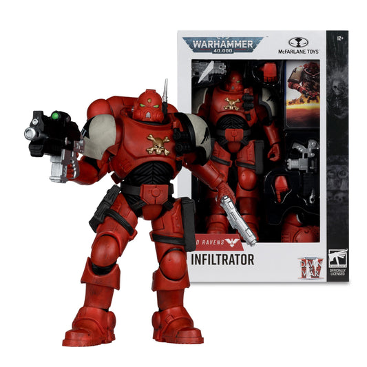 Warhammer 40000 7 Inch Action Figure Wave 12 - Blood Ravens Infiltrator