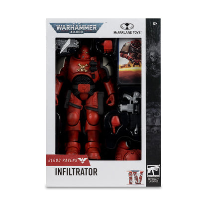 Warhammer 40000 7 Inch Action Figure Wave 12 - Blood Ravens Infiltrator
