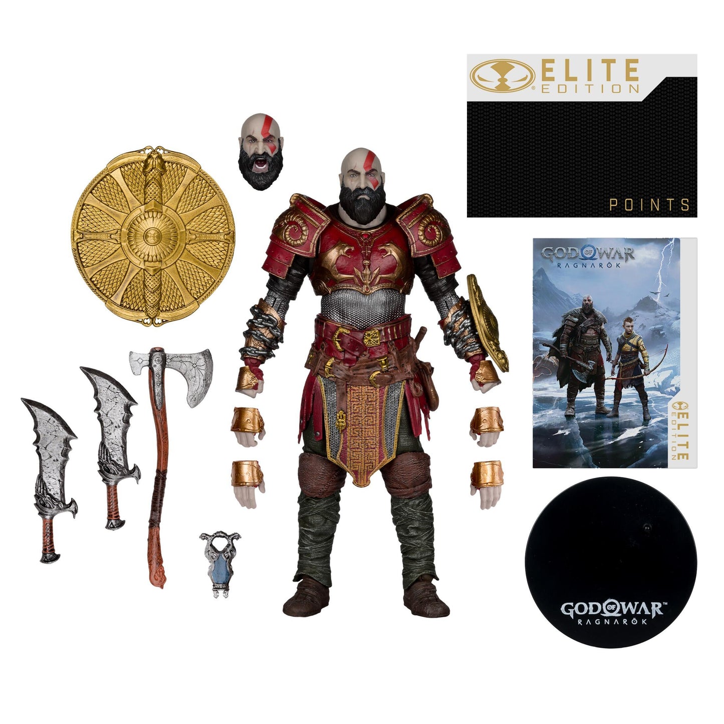 *PRE-ORDER McFarlane God Of War Ragnarok Elite Edition 7 Inch Action Figure - Kratos (Ares Armour)