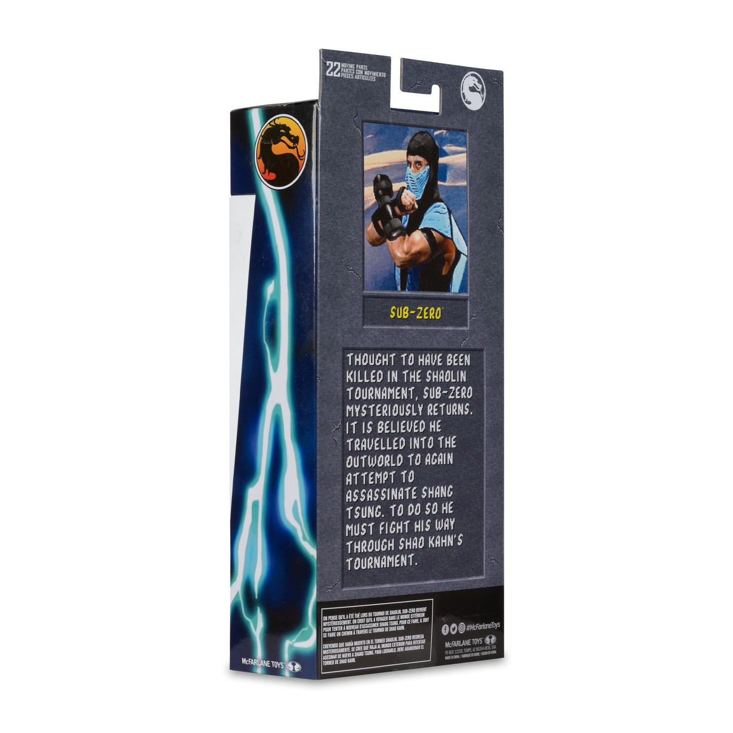 *PRE-ORDER Mortal Kombat Klassics 7 Inch Action Figure Wave 5 - Sub-Zero (Ice Clone)