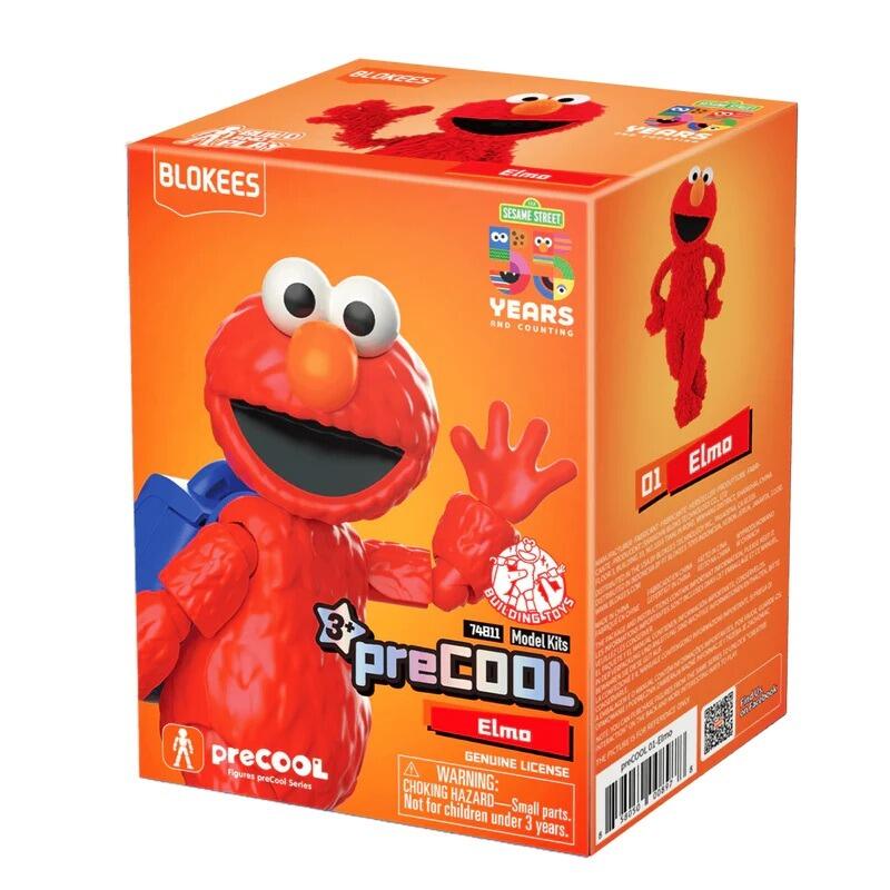 Sesame Street Blokees 5 Inch Scale Action Figure - Elmo