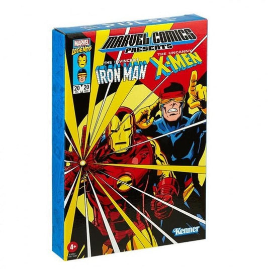 Marvel 3.75 Inch  Retro Twin Pack Action Figures - Cyclops & Iron man