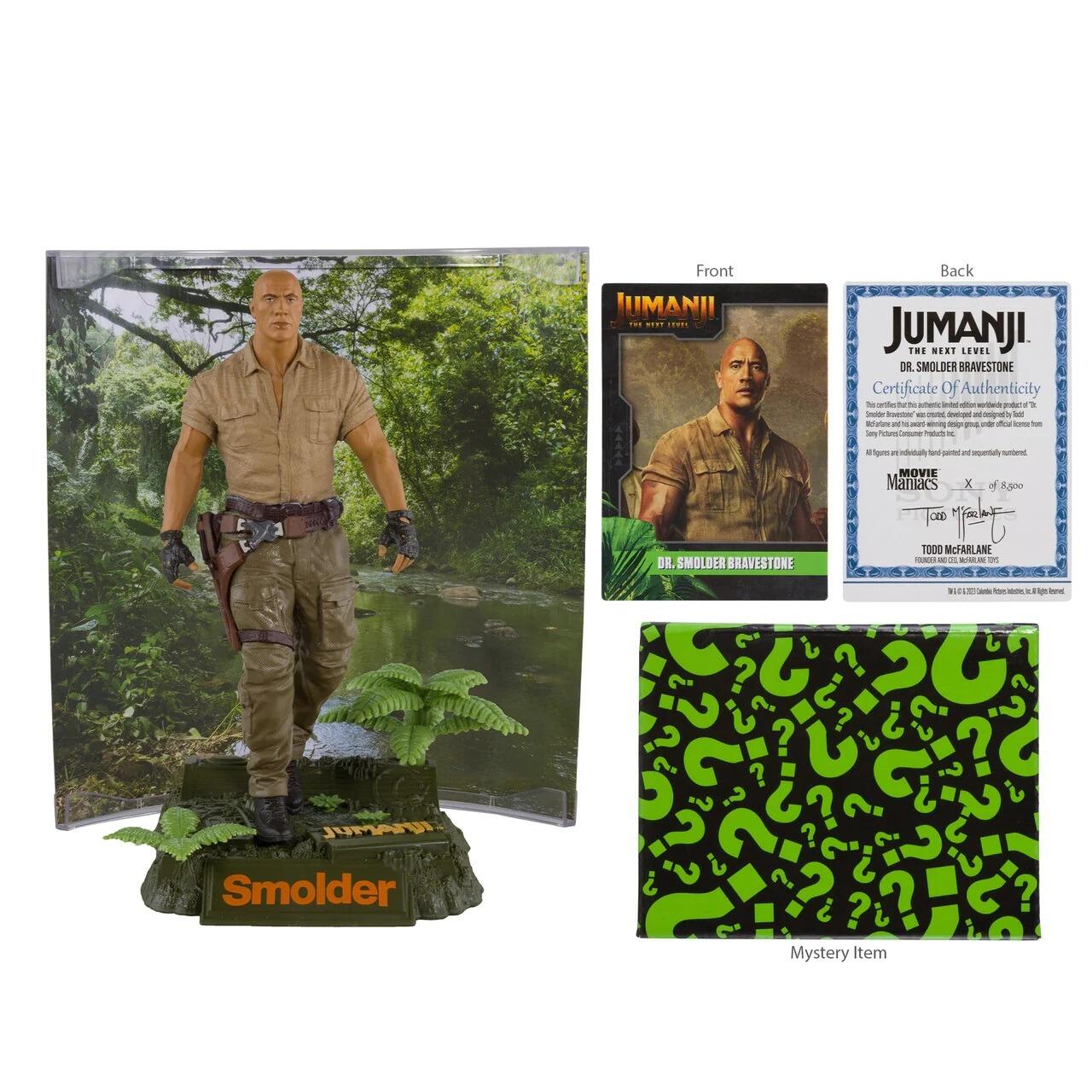 Jumanji: The Next Level Movie Maniacs 6 Inch Action Figure - Dr Smolder Bravestone