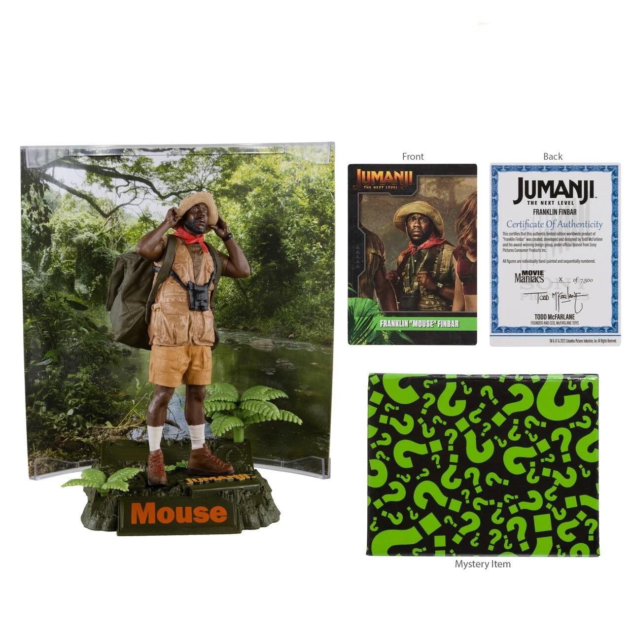 Jumanji: The Next Level Movie Maniacs 6 Inch Action Figure - Franklin "Mouse" Finbar
