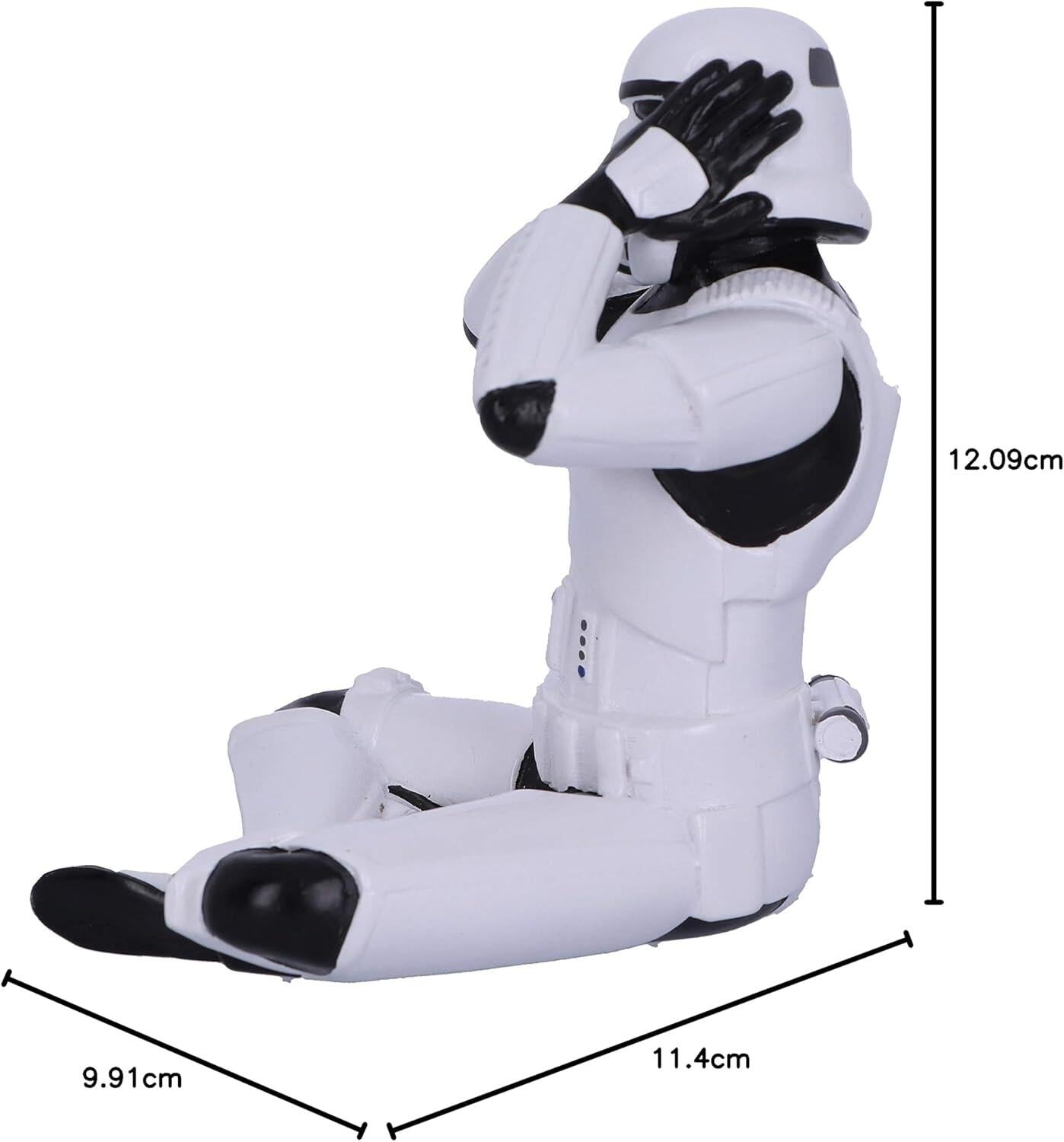 Star Wars The Original Stormtrooper 4 Inch Resin Collectible Figurine - Stormtrooper See No Evil