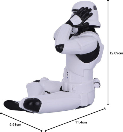 Star Wars The Original Stormtrooper 4 Inch Resin Collectible Figurine - Stormtrooper See No Evil