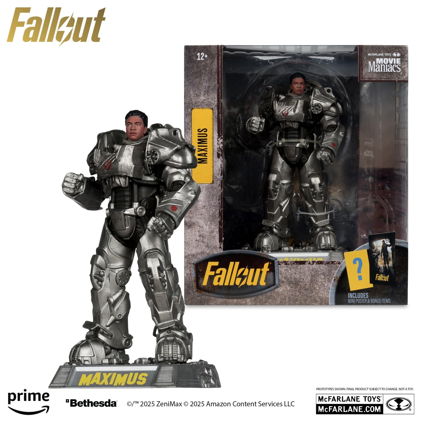 Fallout (Amazon Show) Movie Maniacs 6 Inch Posed Figure Wave 3 - Maximus