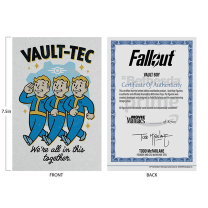 Fallout (Amazon Show) Movie Maniacs 6 Inch Posed Figure - Vault Boy (Version 1)
