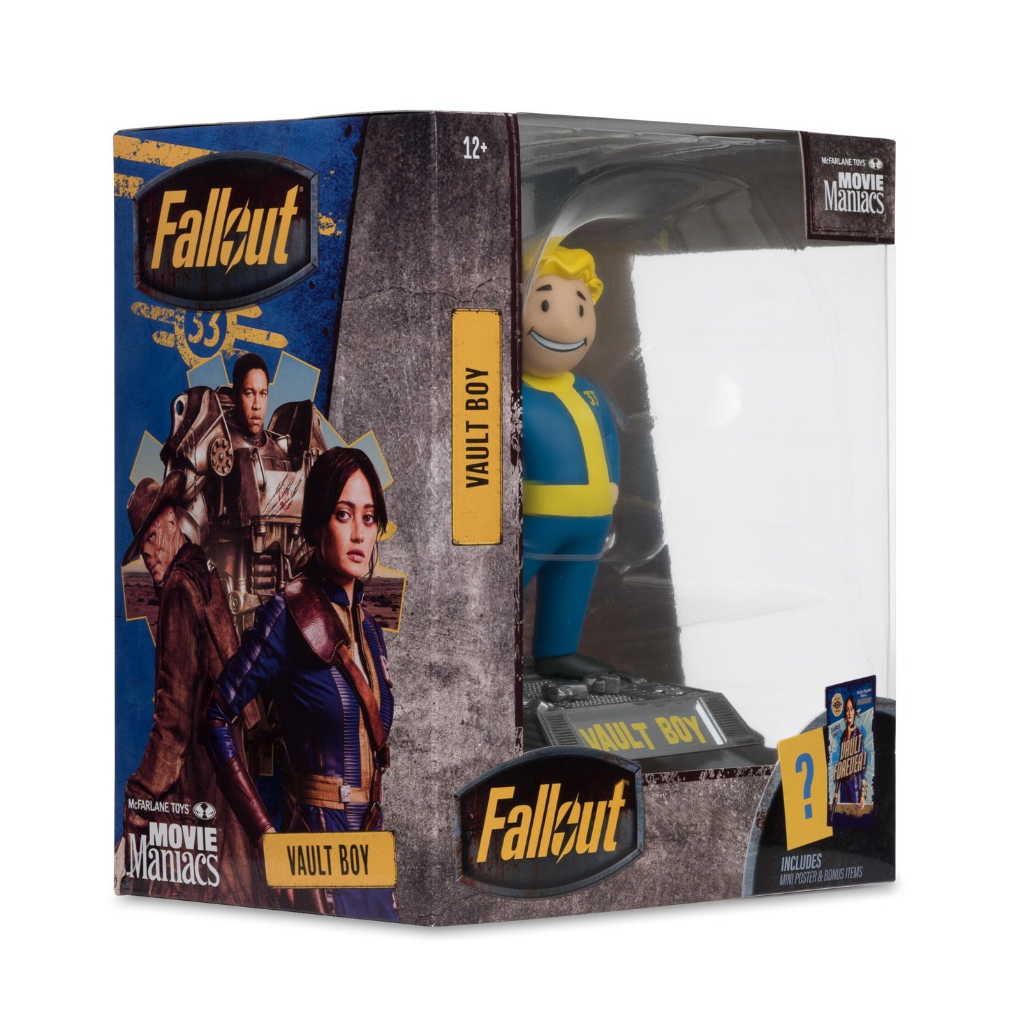 Fallout (Amazon Show) Movie Maniacs 6 Inch Posed Figure - Vault Boy (Version 2)