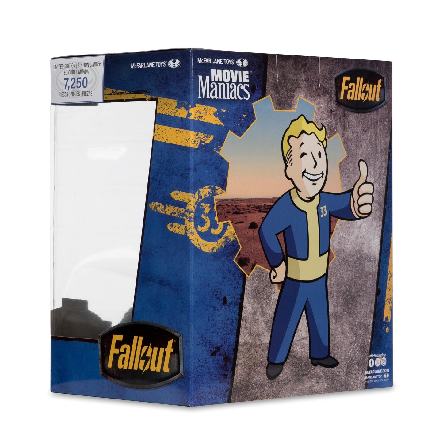 Fallout (Amazon Show) Movie Maniacs 6 Inch Posed Figure - Vault Boy (Version 2)