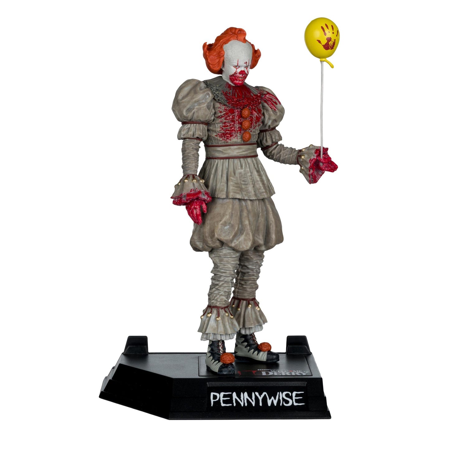 Welcome to Derry Movie Maniacs 6 Inch Posed Figure Wave 2 - Pennywise (Bloody)