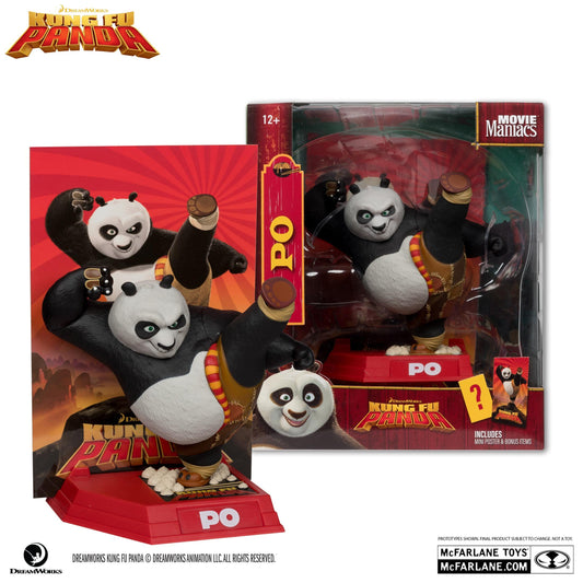 Kung Fu Panda Movie Maniacs 6 Inch Posed Figure - Po