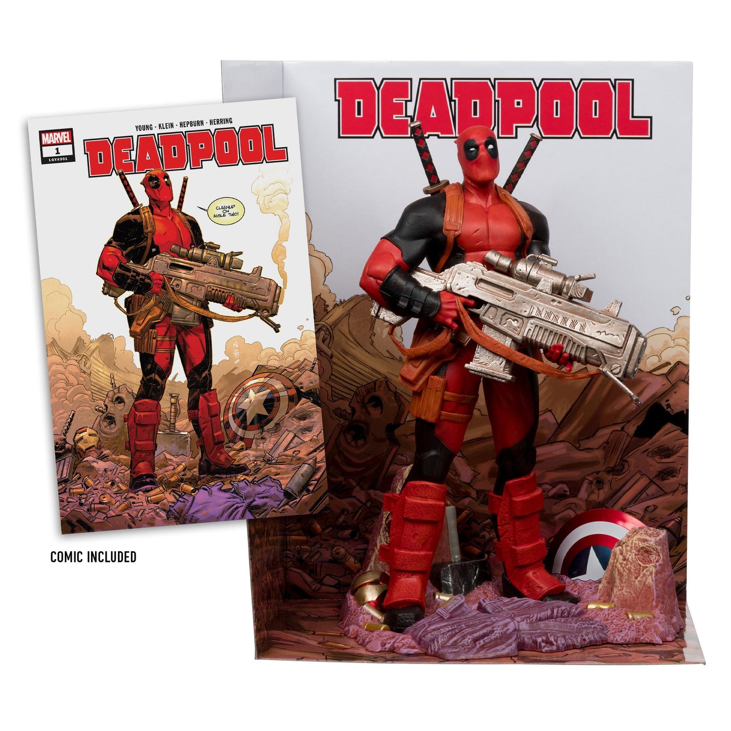 Marvel Collection 1:6th Wave 5 Action Figure - Deadpool