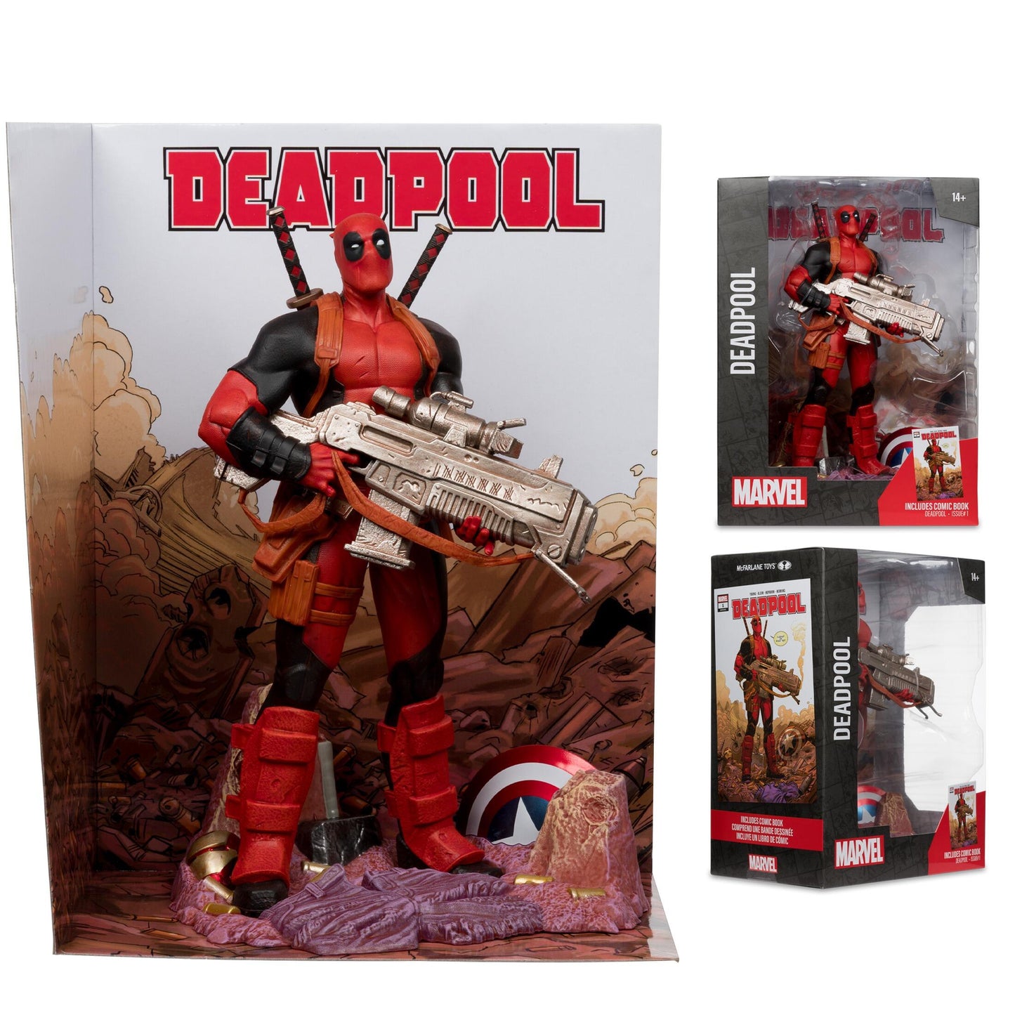 Marvel Collection 1:6th Wave 5 Action Figure - Deadpool