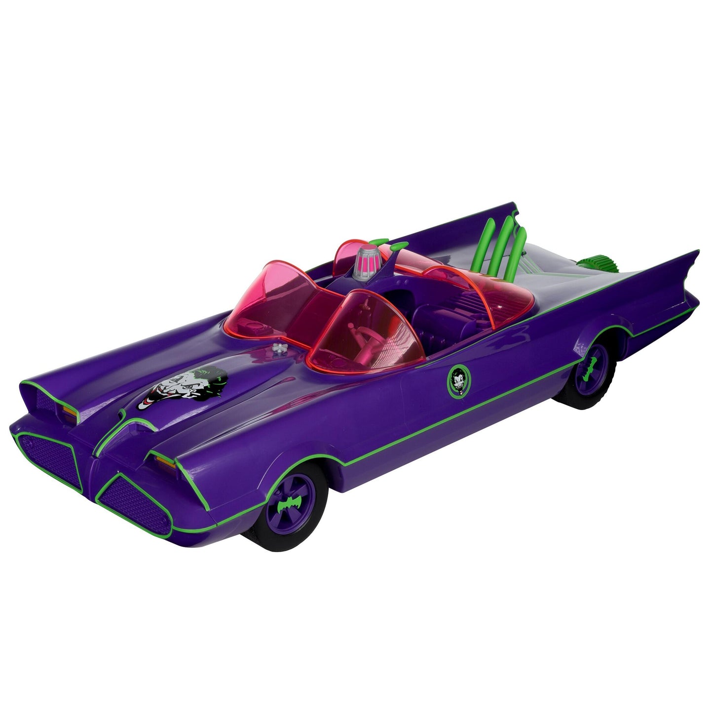 McFarlane DC Retro Batman 66 Action Figure Vehicle - Batmobile & The Joker