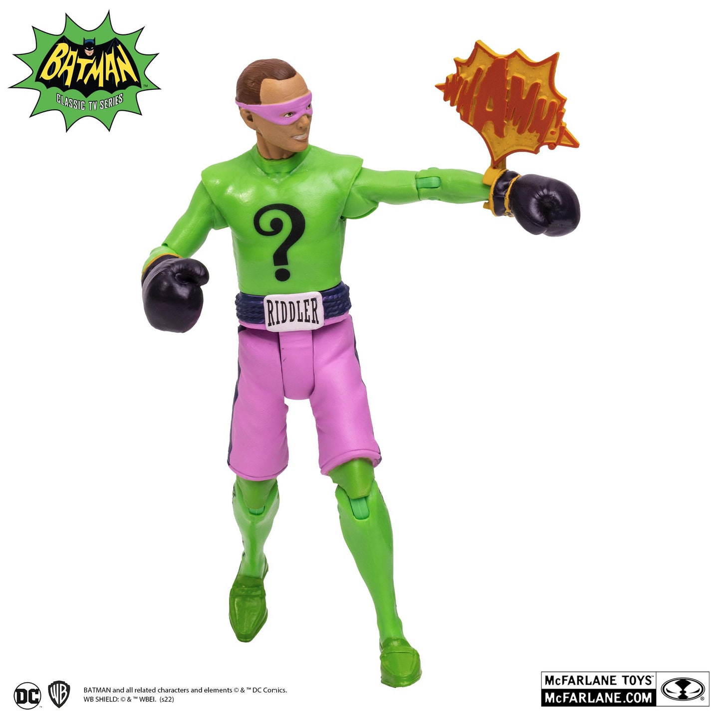 McFarlane DC Retro Batman 66 Action Figure Wave 3 - The Riddler (Boxing)