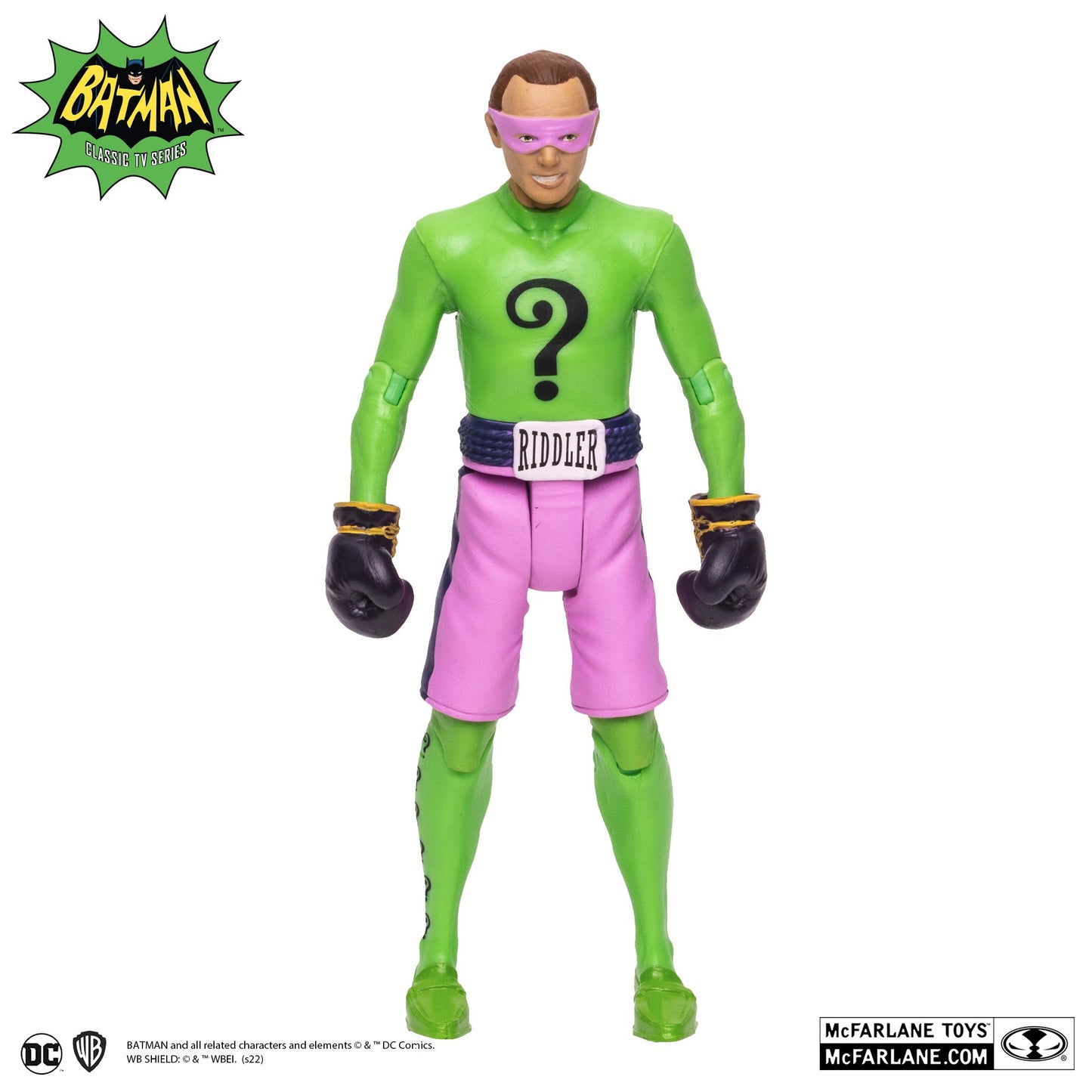 McFarlane DC Retro Batman 66 Action Figure Wave 3 - The Riddler (Boxing)