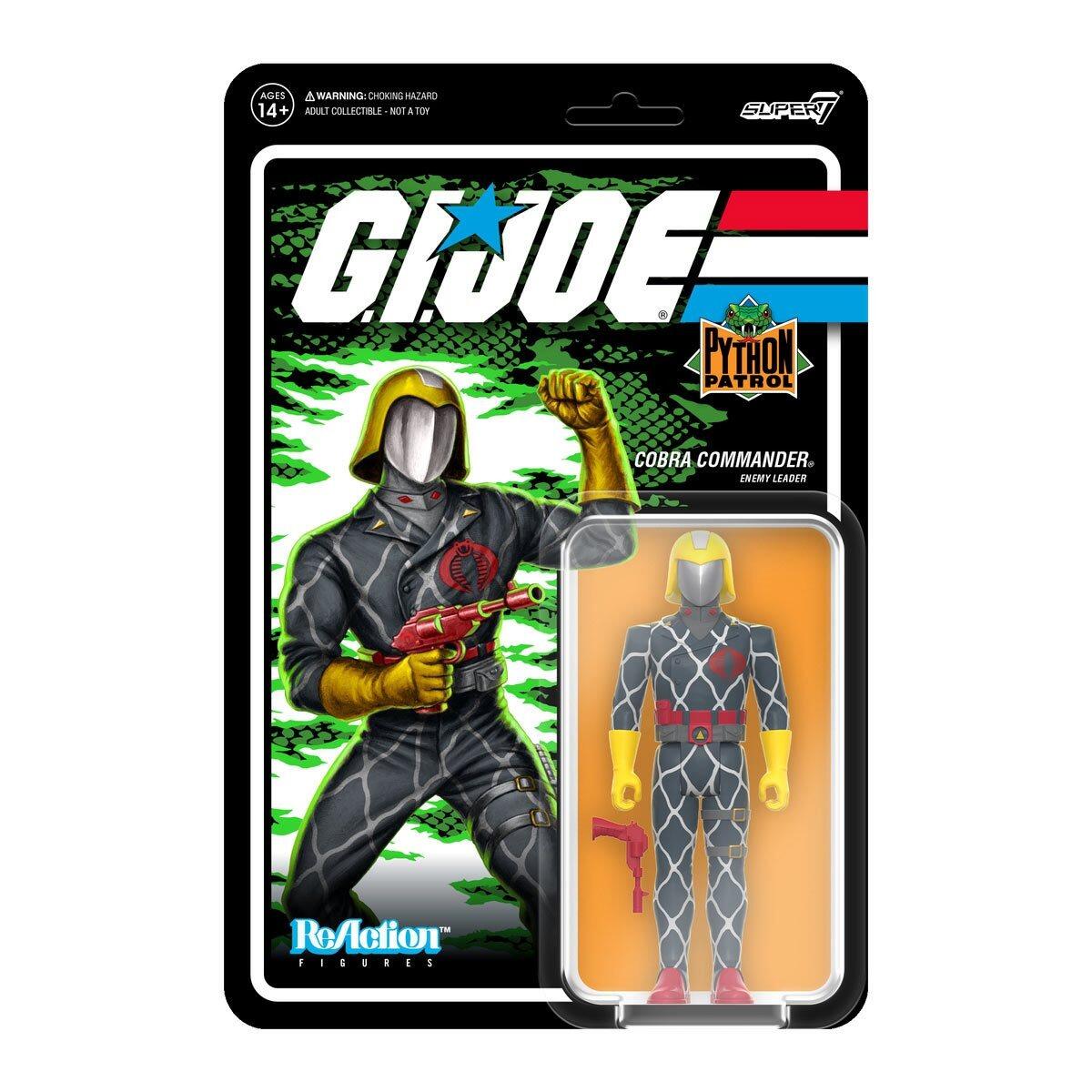 G.I. Joe ReAction Action Figure Wave 6- Python Patrol Cobra Commander