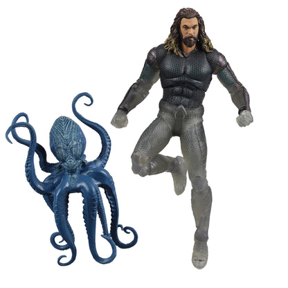 DC Aquaman 2 Movie 7 Inch Action Figure - Aquaman Stealth Suit With Topo (Gold Label)