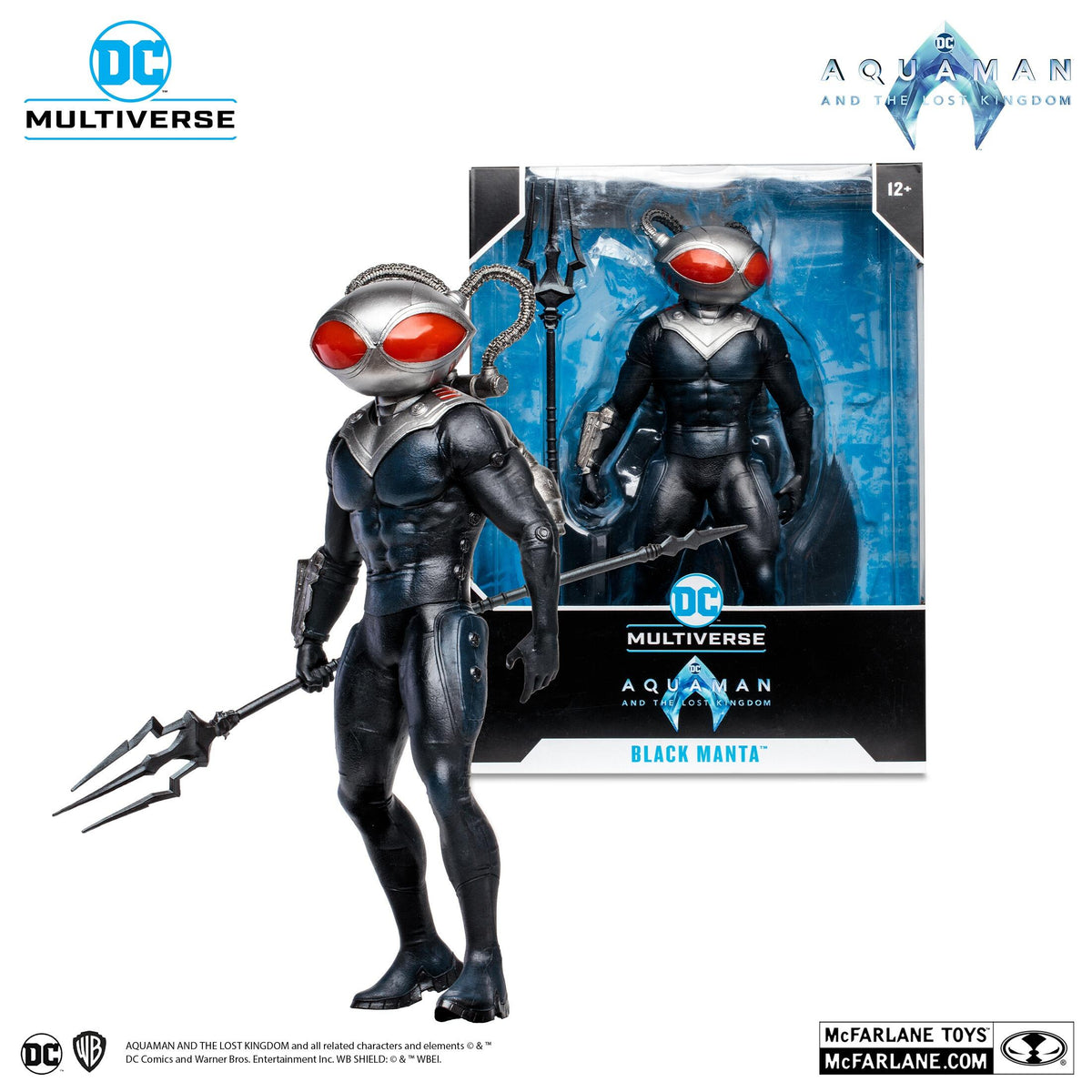 DC Multiverse Aquaman 2 Movie 12 Inch Scale Statue - Black Manta