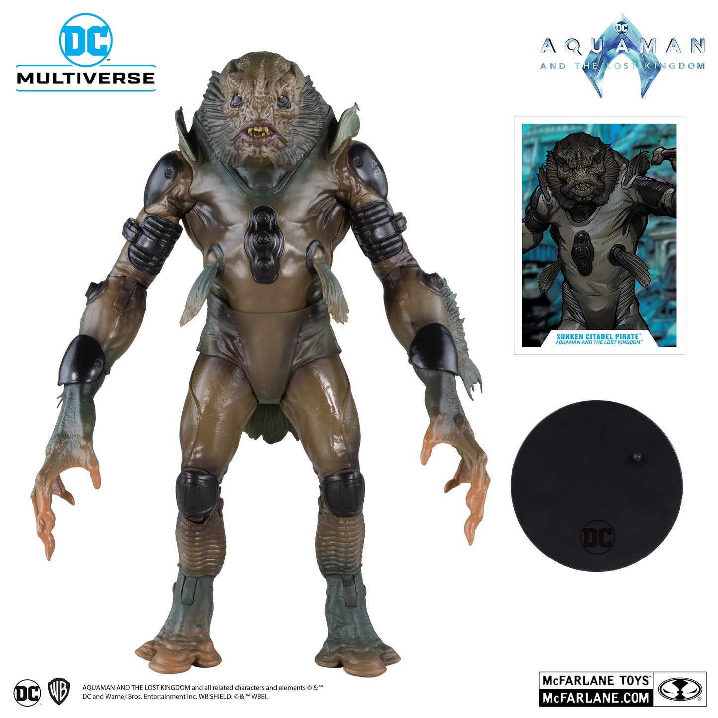 DC Multiverse Aquaman 2 Movie Megafig Action Figure - Sunken Citadel Pirate
