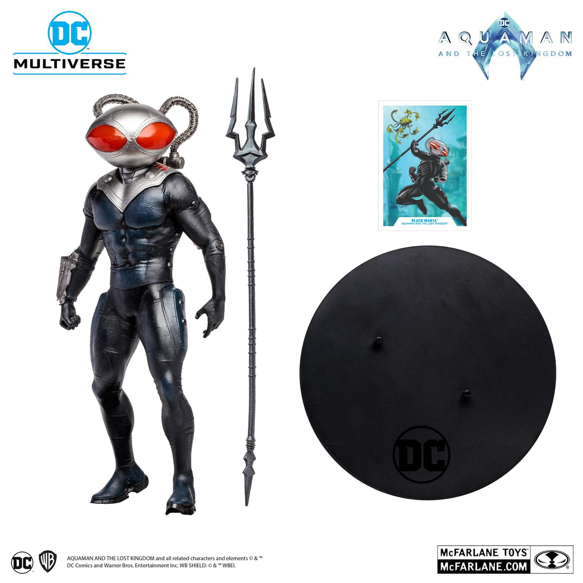DC Multiverse Aquaman 2 Movie 12 Inch Scale Statue - Black Manta