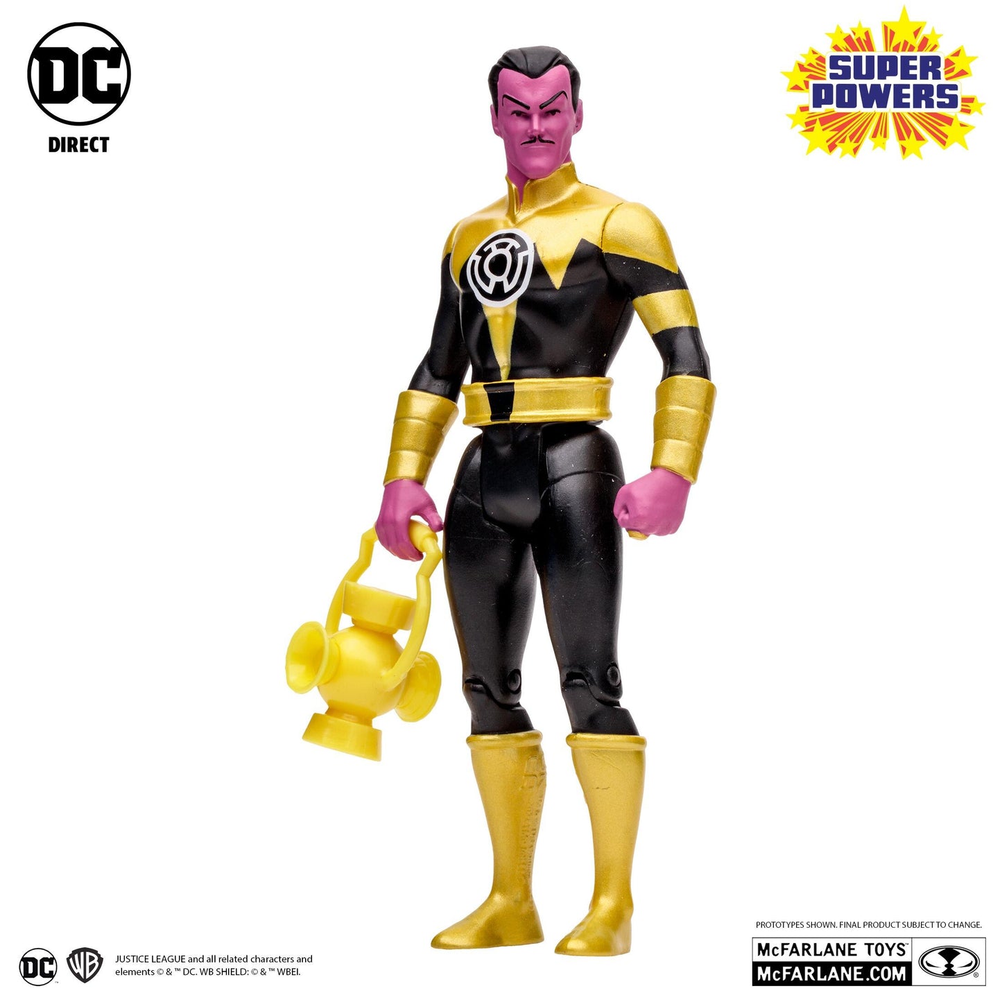 DC Direct: Super Powers 5 Inch Action Figure Wave 7 - Sinestro (Corps War)