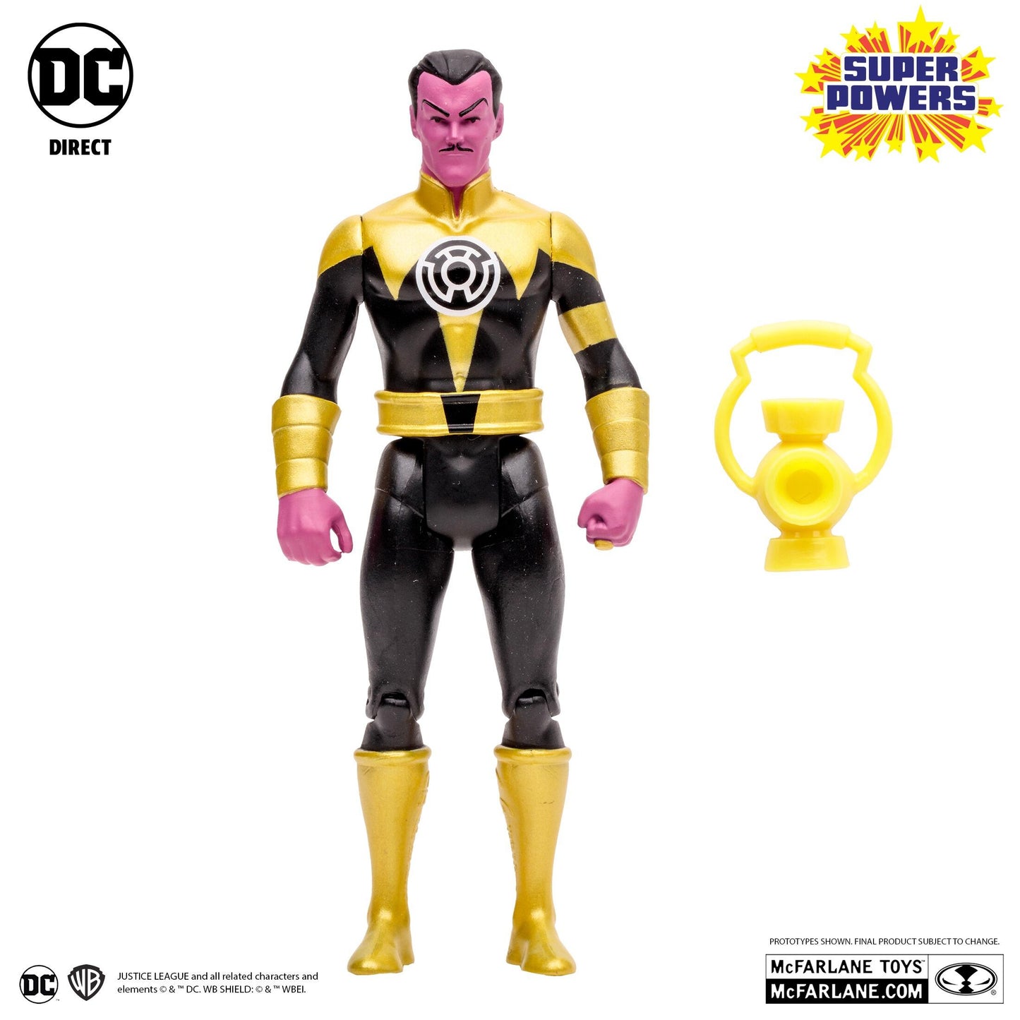 DC Direct: Super Powers 5 Inch Action Figure Wave 7 - Sinestro (Corps War)