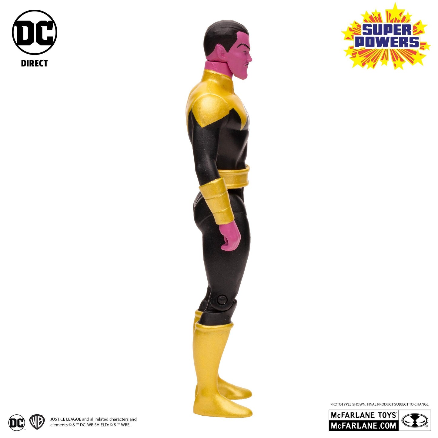 DC Direct: Super Powers 5 Inch Action Figure Wave 7 - Sinestro (Corps War)