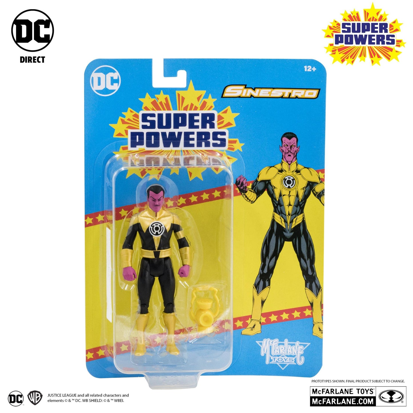 DC Direct: Super Powers 5 Inch Action Figure Wave 7 - Sinestro (Corps War)