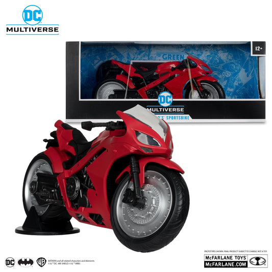 DC Multiverse 7 Inch Scale Action Figure Vehicle - Red Hood's Sportsbike