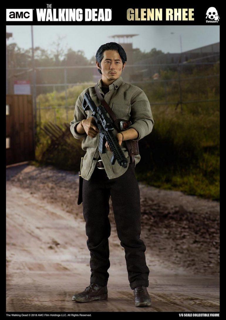 Walking Dead Threezero 12 Inch Action Figure - Glenn Rhee