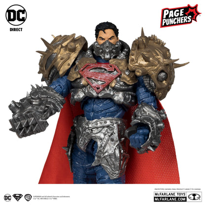 DC Direct Superman Page Punchers 7 Inch Action Figure With Comic - Superman (Ghosts of Krypton)