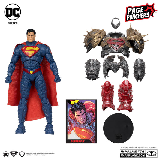 DC Direct Superman Page Punchers 7 Inch Action Figure With Comic - Superman (Ghosts of Krypton)
