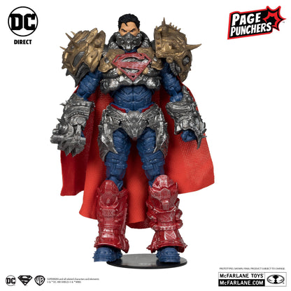 DC Direct Superman Page Punchers 7 Inch Action Figure With Comic - Superman (Ghosts of Krypton)