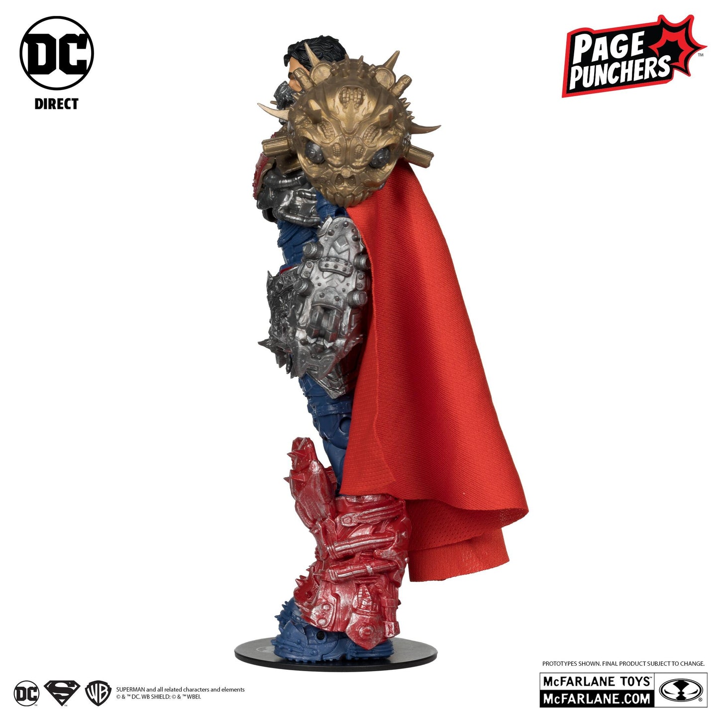 DC Direct Superman Page Punchers 7 Inch Action Figure With Comic - Superman (Ghosts of Krypton)