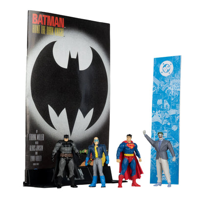 DC Direct 3 Inch Action Figure w/ Comic 4-pack - Batman, Son Of Batman, Superman & Joker