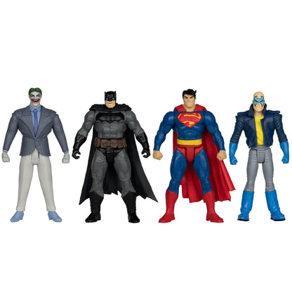 DC Direct 3 Inch Action Figure w/ Comic 4-pack - Batman, Son Of Batman, Superman & Joker